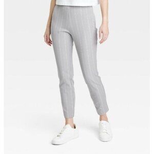 A New Day Women's High-Rise Slim Fit Ankle Pants Gray Size 8R